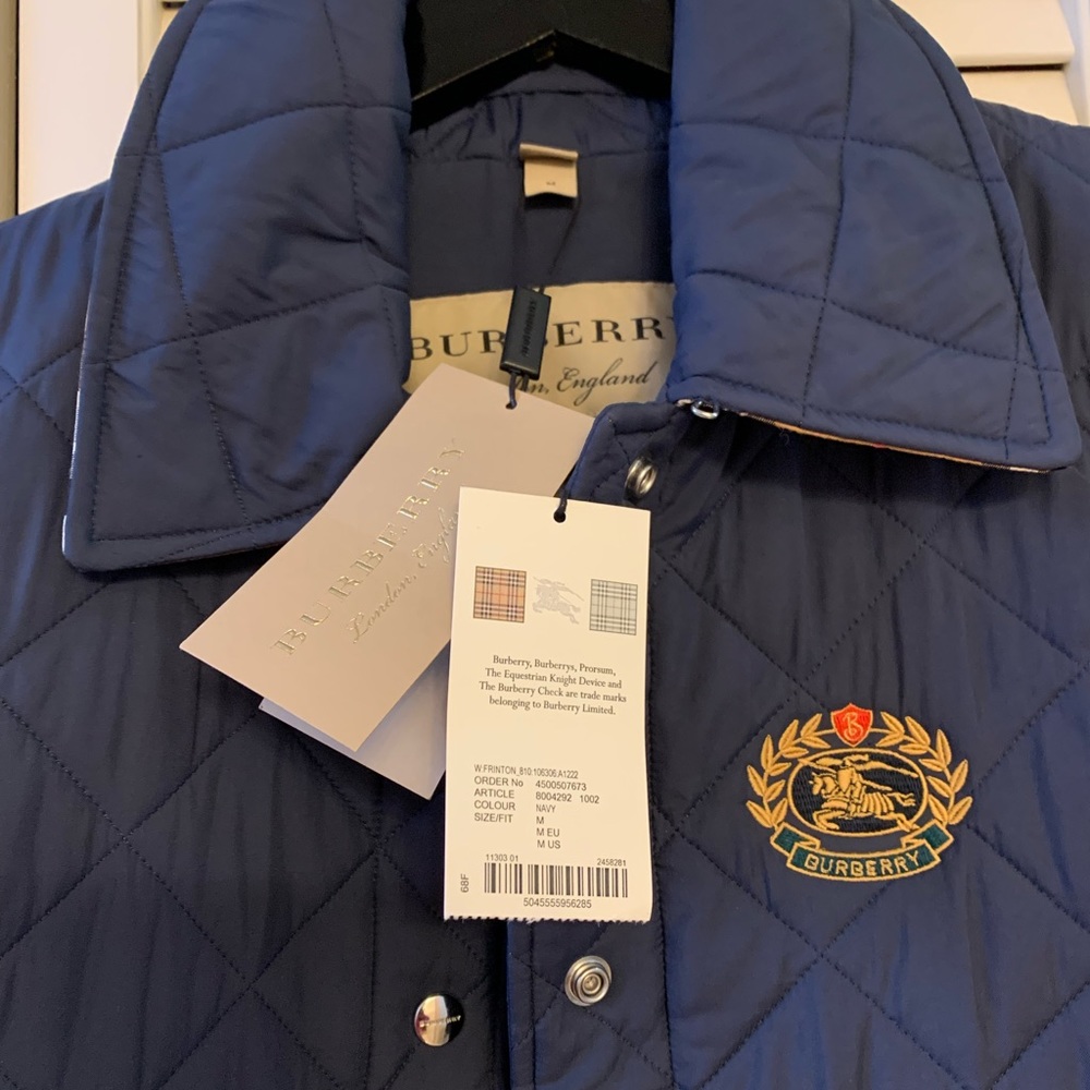 Quilted Burberry Jacket NEW